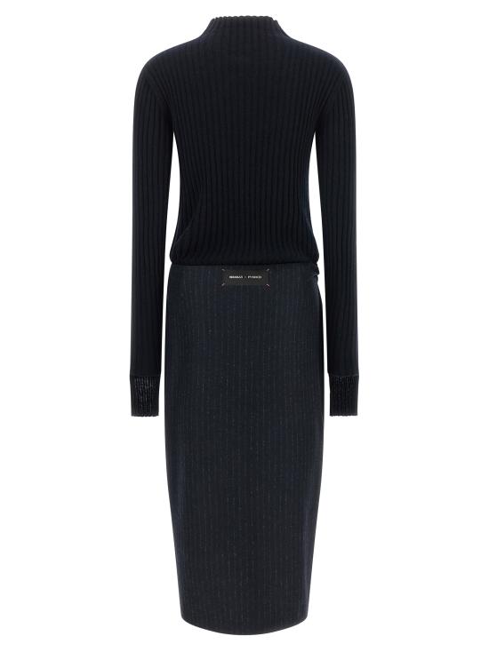 26FW 핑코 롱 원피스 107795A3MCEI1 Blue - PINKO