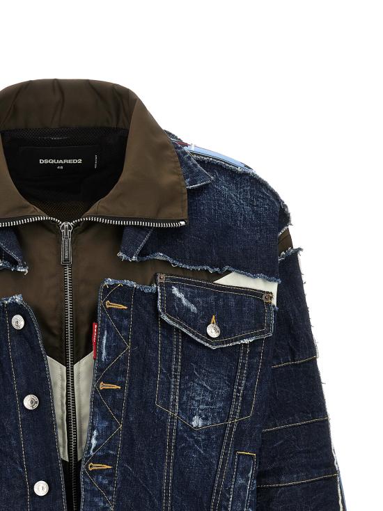 26FW 디스퀘어드2 데님 자켓 S71AN0681D30011966 Blue - DSQUARED2