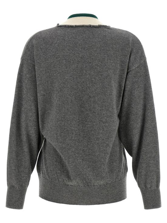 26FW 드리스 반 노튼 가디건 2620112104705802 Gray - DRIES VAN NOTEN
