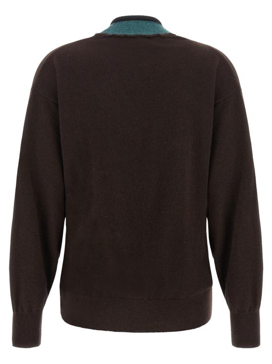 26FW 드리스 반 노튼 가디건 2620112104705704 Brown - DRIES VAN NOTEN