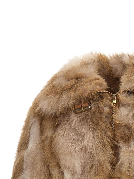 26FW 엘리자베타프랜치 무스탕 GB02A66E2AI6 Brown - ELISABETTA FRANCHI