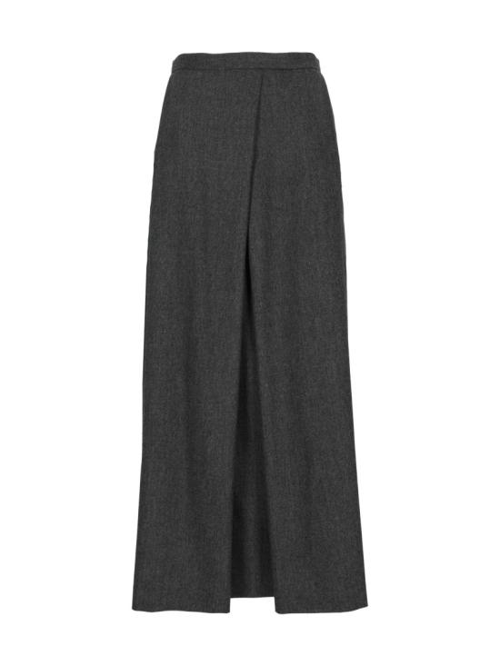 26FW 엠포리오 아르마니 롱 스커트 EW002630TE10537 Grey