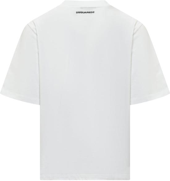 26SS 디스퀘어드2 탑 S78GD0121D20033100SS26 WHITE - DSQUARED2
