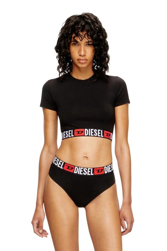 26FW 디젤 이르마-D-코어 티셔츠 A18273 0NJAP 9XX BLACK - DIESEL