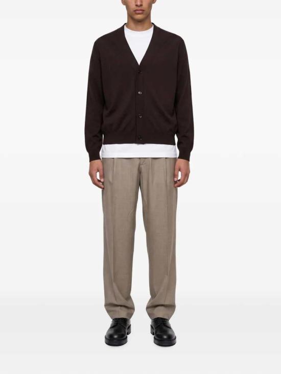 26FW 라르디니 가디건 CNLMML433 CN64021 450 Dark brown - LARDINI
