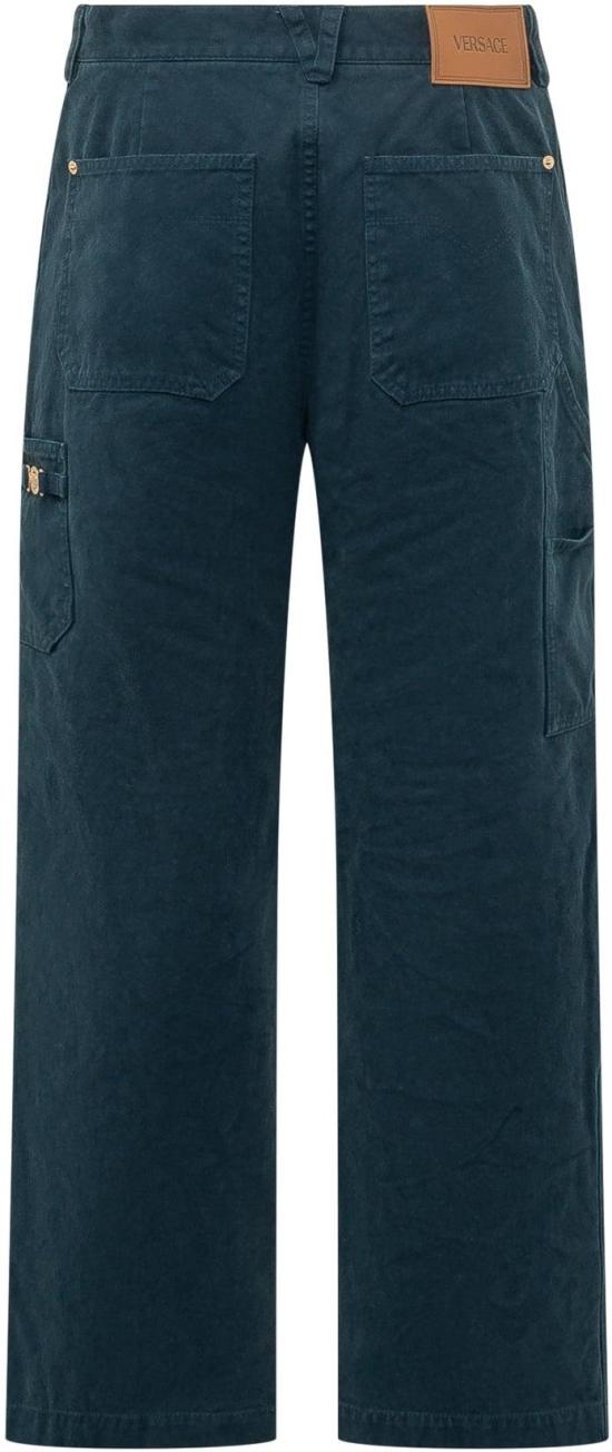 26SS 베르사체 데님 팬츠 10188871A129461UO60SS26 NAVY - VERSACE