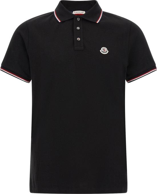 25FW 몽클레어 폴로 티셔츠 15827574292766 BLACK