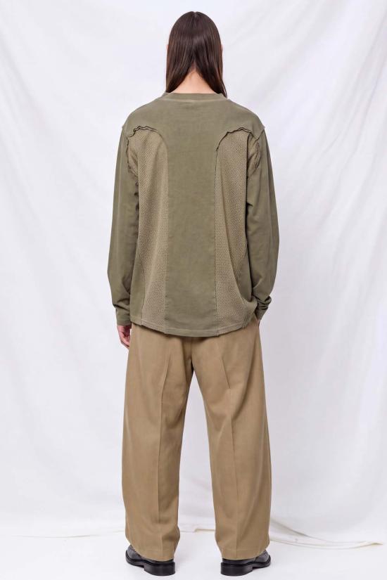  Lueder 긴팔 티셔츠 Racer 롱슬리브 탑 카키 - OTHER BRANDS