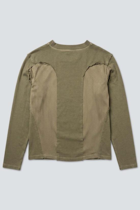  Lueder 긴팔 티셔츠 Racer 롱슬리브 탑 카키 - OTHER BRANDS