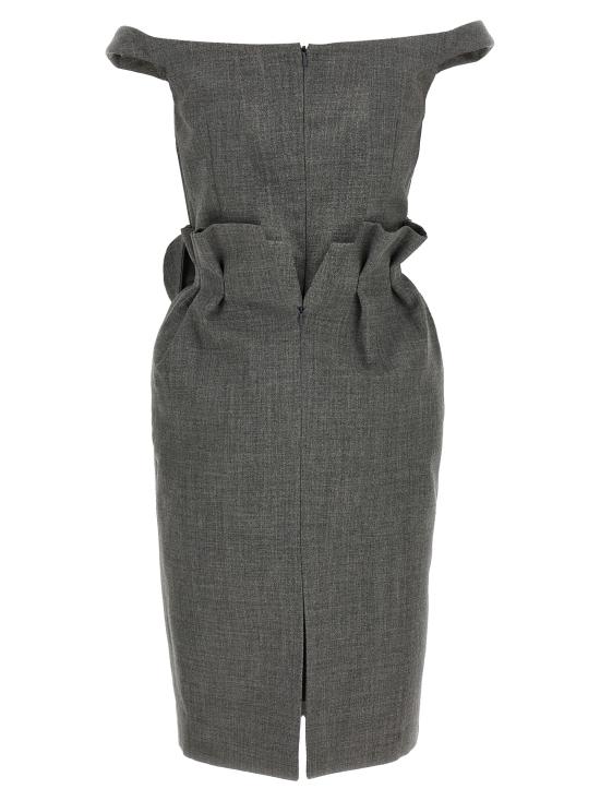 26FW 마그다뷰트림 미디 원피스 263926GREY Gray - MAGDA BUTRYM