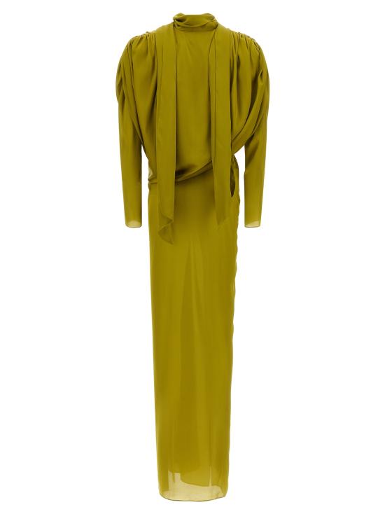 26FW 발망 롱 원피스 DR0000000114A50 Green - BALMAIN