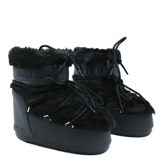 26FW 문부츠 아이콘 나일론 로우 부츠 80D1409390 N001 BLACK - MOON BOOT
