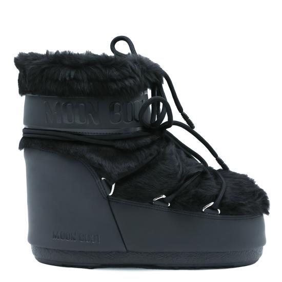 26FW 문부츠 아이콘 나일론 로우 부츠 80D1409390 N001 BLACK