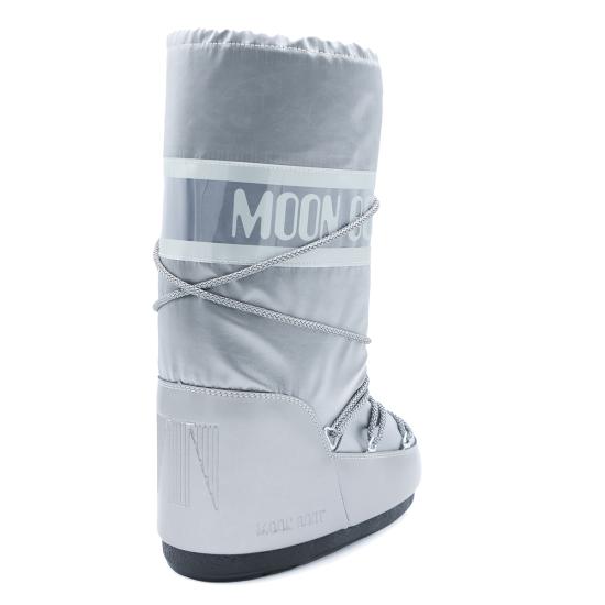 26FW 문부츠 아이콘 글랜스 플래티넘 새틴 부츠 80D1401680 H001 SILVER - MOON BOOT