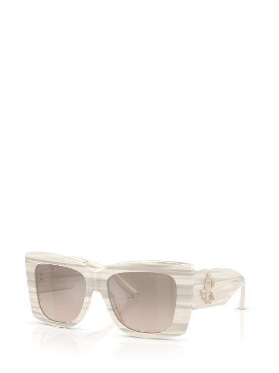 26FW 지미추 선글라스 JC5036B 50656I STRIPED WHITE - JIMMY CHOO