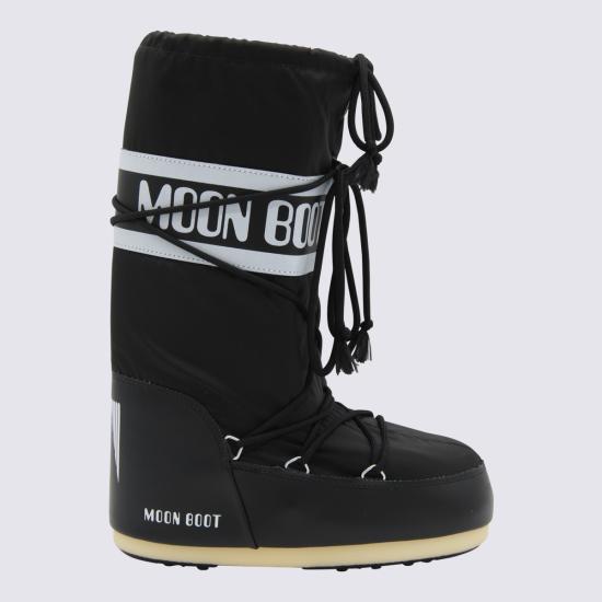 26FW 문부츠 아이콘 나일론 부츠 80D1400440 N001 BLACK - MOON BOOT