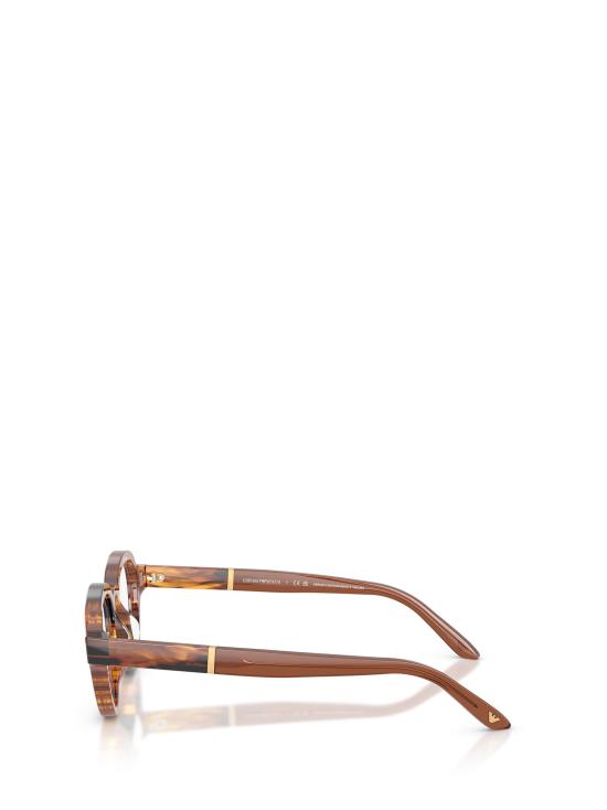 26FW 엠포리오 아르마니 안경 EA4264U 63391W STRIPED DARK BROWN - EMPORIO ARMANI