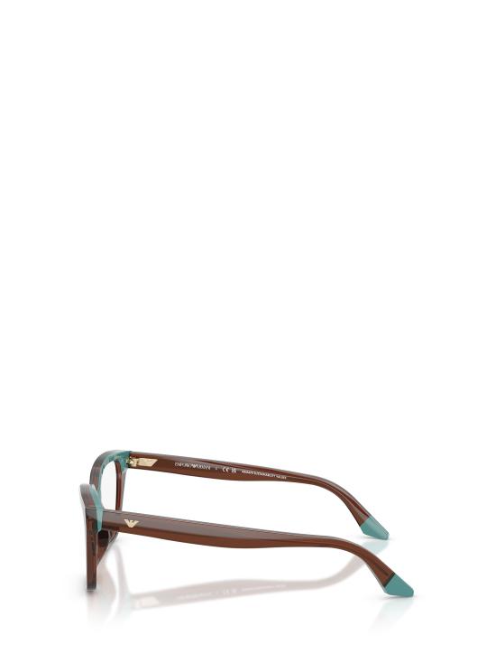 26FW 엠포리오 아르마니 안경 EA3270U 6318 TRANSPARENT BROWN TEAL - EMPORIO ARMANI