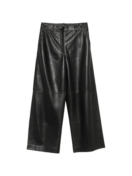 26FW 파로쉬 가죽 팬츠 D230778S 013 Nero