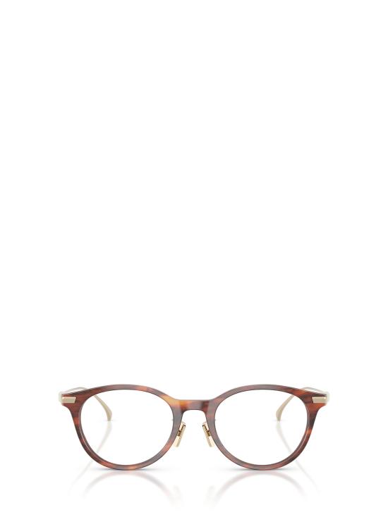 26FW 몽클레어 안경 ME2022D 3034 SHINY STRIPED BROWN HAVANA