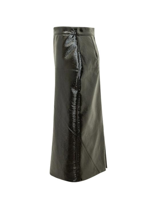 26FW 랑방 미디 스커트 RW ST0203 6378 A26 10 NERO - LANVIN