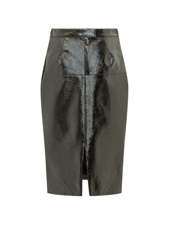 26FW 랑방 미디 스커트 RW ST0203 6378 A26 10 NERO - LANVIN