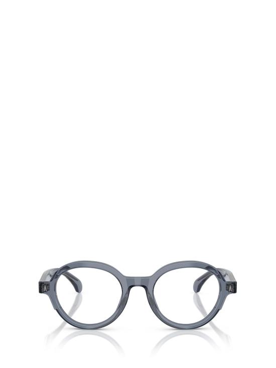 26FW 몽클레어 라운드 옵티컬 안경 ME2005 3007 TRANSPARENT BLUE