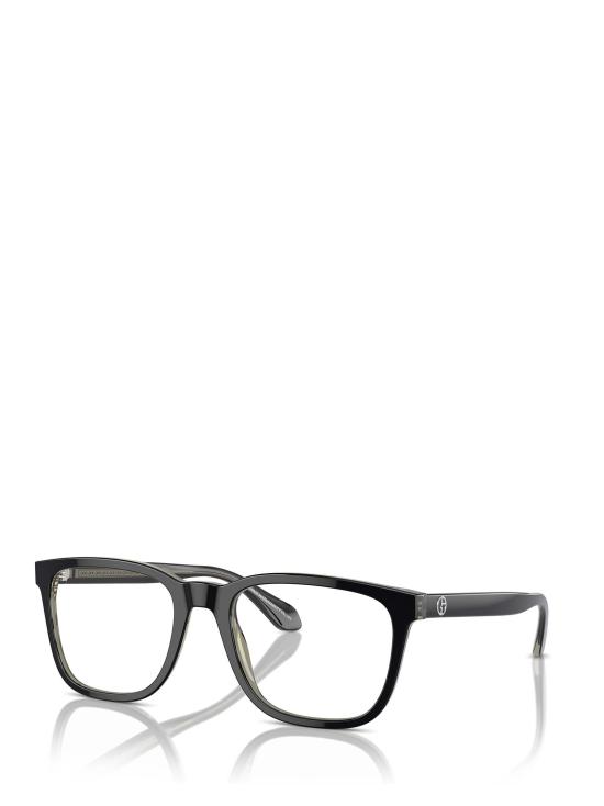 26FW 조르지오 아르마니 안경 AR7255 6087 TOP BLACK TRANSPARENT GREEN - GIORGIO ARMANI