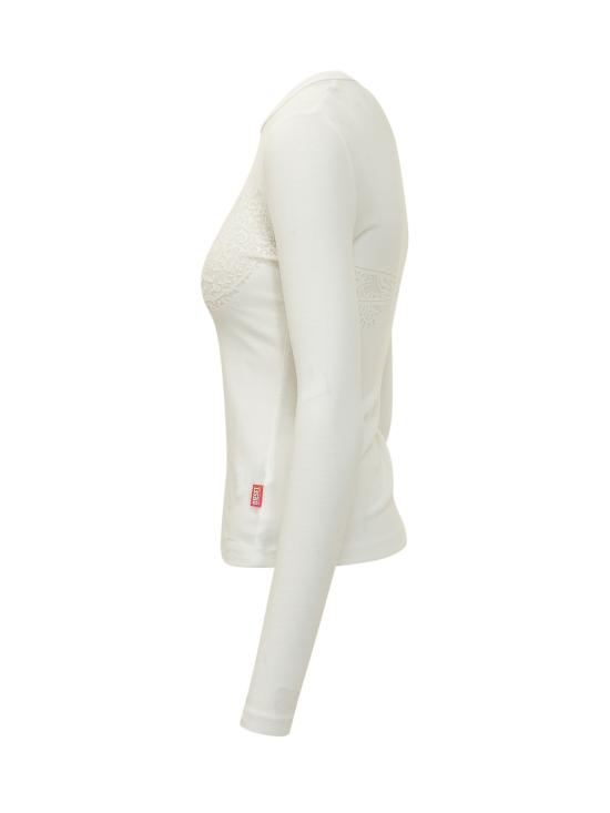 26FW 디젤 스웨터 P017990SPFB 100 BIANCO - DIESEL