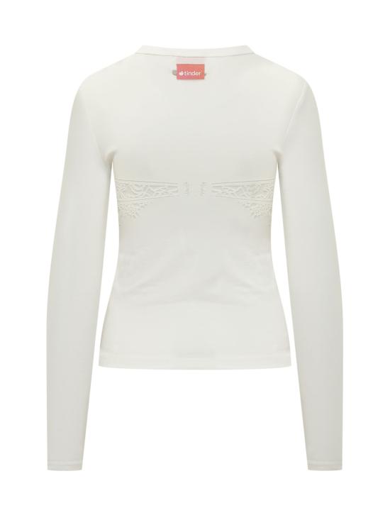 26FW 디젤 스웨터 P017990SPFB 100 BIANCO - DIESEL
