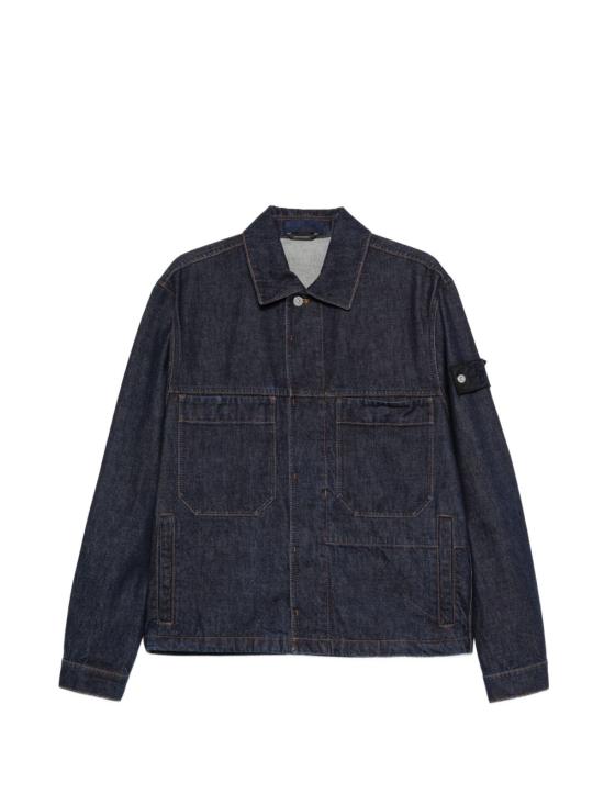 26FW 스톤 아일랜드 데님 자켓 L2S14 4100006 S00J7 VJ201 Blue rinsed