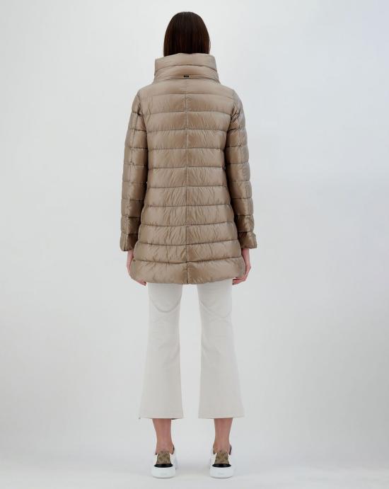  에르노 아멜리아 A 쉐입 패딩 PI0505DIC12017Z 2600 Taupe - HERNO