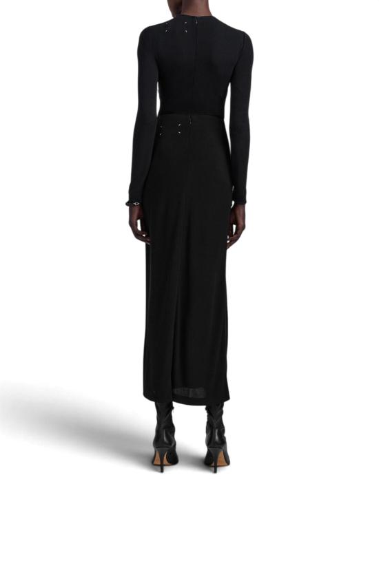 26FW 마르지엘라 미디 스커트 S29MI0024M36158 900J BLACK - MAISON MARGIELA