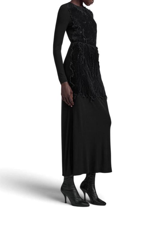 26FW 마르지엘라 미디 스커트 S29MI0024M36158 900J BLACK - MAISON MARGIELA