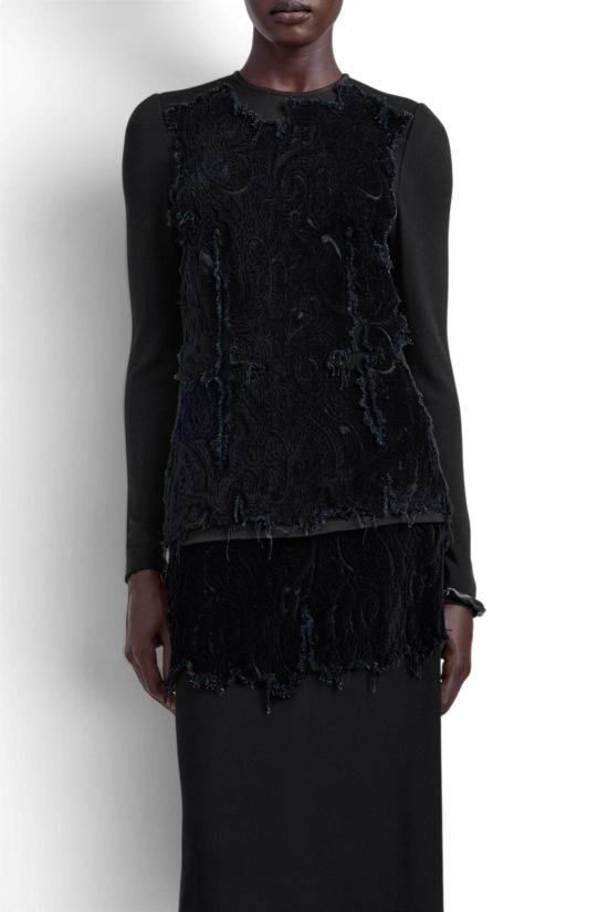 26FW 마르지엘라 긴팔 티셔츠 S29NH0008M36158 900J BLACK - MAISON MARGIELA