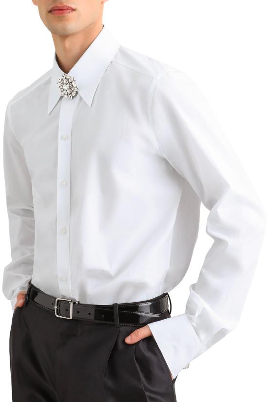 26FW 돌체앤가바나 긴팔 셔츠 G5NP9TGK523 W0800 BIANCO OTTICO - DOLCE & GABBANA