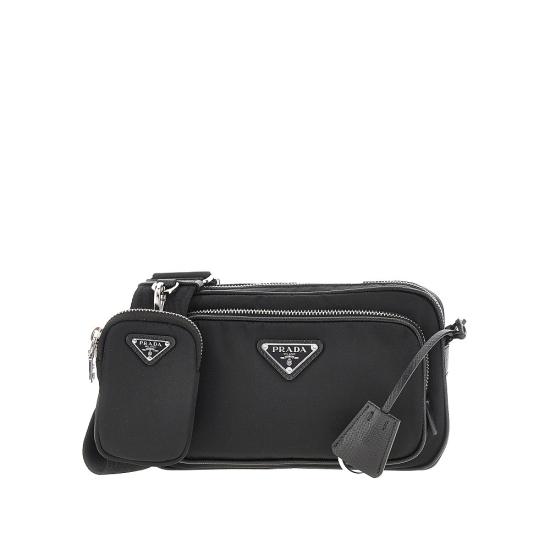 26FW 프라다 리나일론 렉탱글 숄더백 1BH226VOOOR064 Black