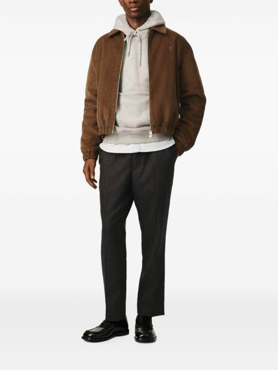 26FW 아미 스트레이트 팬츠 HTR226WV0223 A228 GRIS CARBONE MARRON CHOCO - AMI