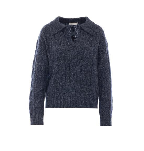 26FW 엘레 스웨터 0001 BLU BLUE