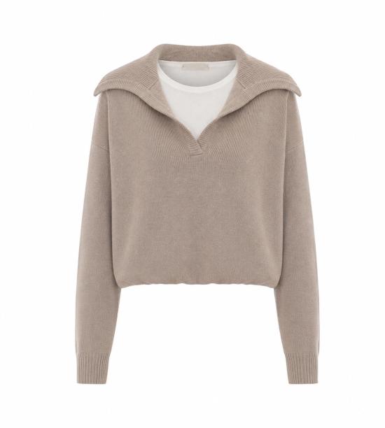 26FW 엘레 스웨터 0009 BEIGE