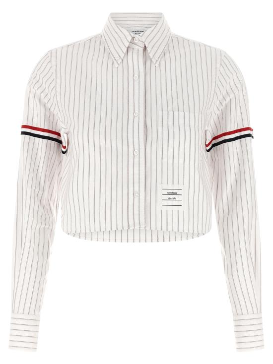 26FW 톰브라운 셔츠 4bar 셔츠와 블라우스 화이트