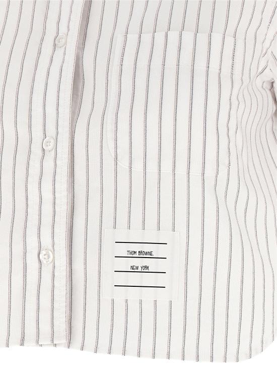 26FW 톰브라운 셔츠 4bar 셔츠와 블라우스 화이트 - THOM BROWNE