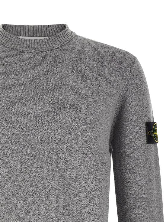 26FW 스톤 아일랜드 스웨터 5100011 스웨터 및 가디건 회색 - STONE ISLAND