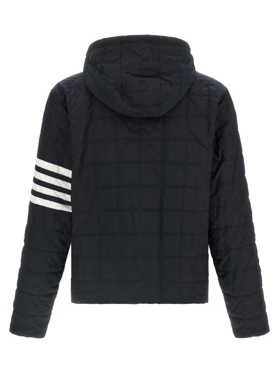 26FW 톰브라운 숏패딩 4bar  재킷 블루 - THOM BROWNE