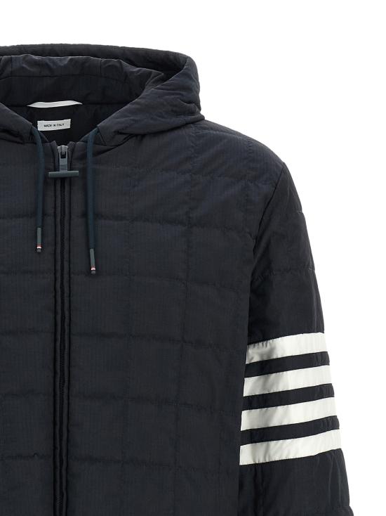 26FW 톰브라운 숏패딩 4bar  재킷 블루 - THOM BROWNE