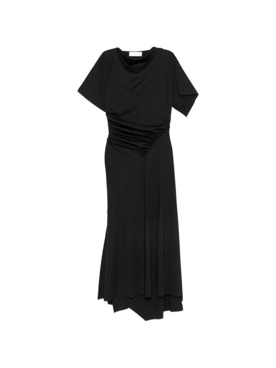 26FW 빅토리아 베컴 롱 원피스 1426JDR007350A BLACK Nero