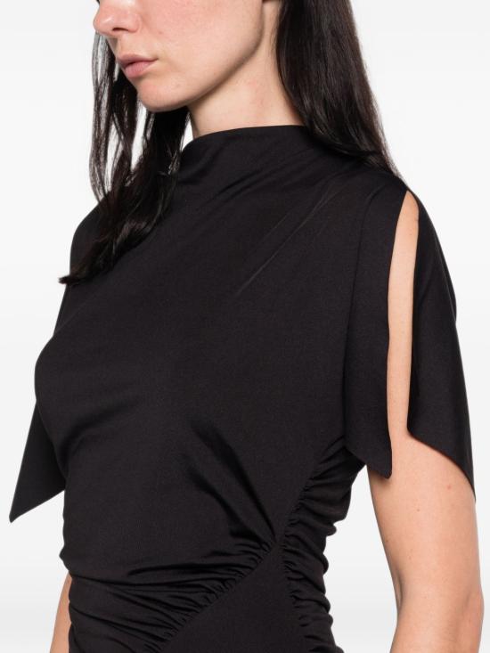 26FW 빅토리아 베컴 롱 원피스 1426JDR007350A BLACK Nero - VICTORIA BECKHAM