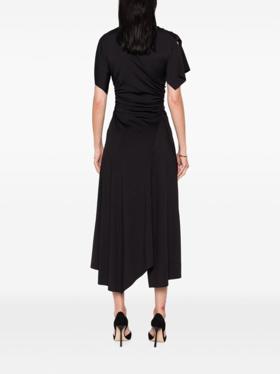 26FW 빅토리아 베컴 롱 원피스 1426JDR007350A BLACK Nero - VICTORIA BECKHAM