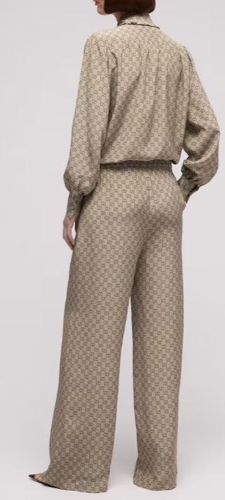 26FW 구찌 프린트 실크 크레이프 드 신 셔츠 프린트 실크 크레이프 드 신 셔츠 A005Y5 ZAVRI2270 - GUCCI