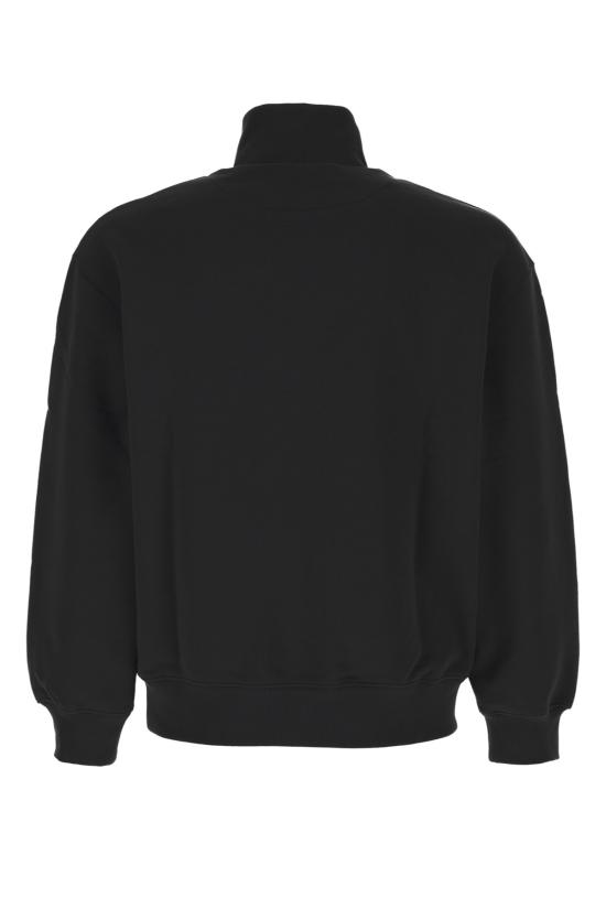 26FW 메종키츠네 폭스 헤드 컴포트 하프 집 스웨트셔츠 PM00305KM0341 P199 BLACK - MAISON KITSUNE